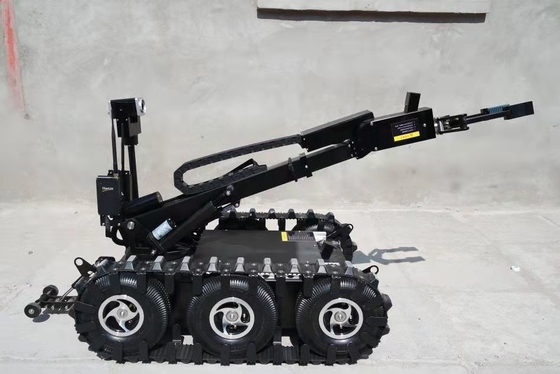 Doppia esposizione di fucilazione in tempo reale del robot 3D di smaltimento di bombe della pinza di presa