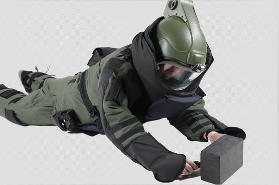 Vestito metallico compatibile di scoppio di bomba del sistema di comunicazione a prova di proiettile