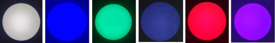 0.87kg Fonte luminosa uniforme multi-banda Realizzata con tutta una lega di alluminio tramite incisione e lavorazione di precisione