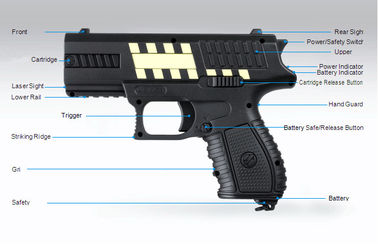 50 - pistola della scossa elettrica 60kv per CC pura costante 20pps di sicurezza che attenua impulso