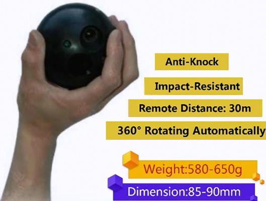 360° che gira la palla in tempo reale senza fili di sorveglianza di intelligenza 30m