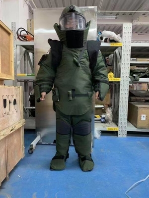 Vestito metallico attrezzatura munita del sistema di comunicazione di smaltimento di bombe della polizia Eod