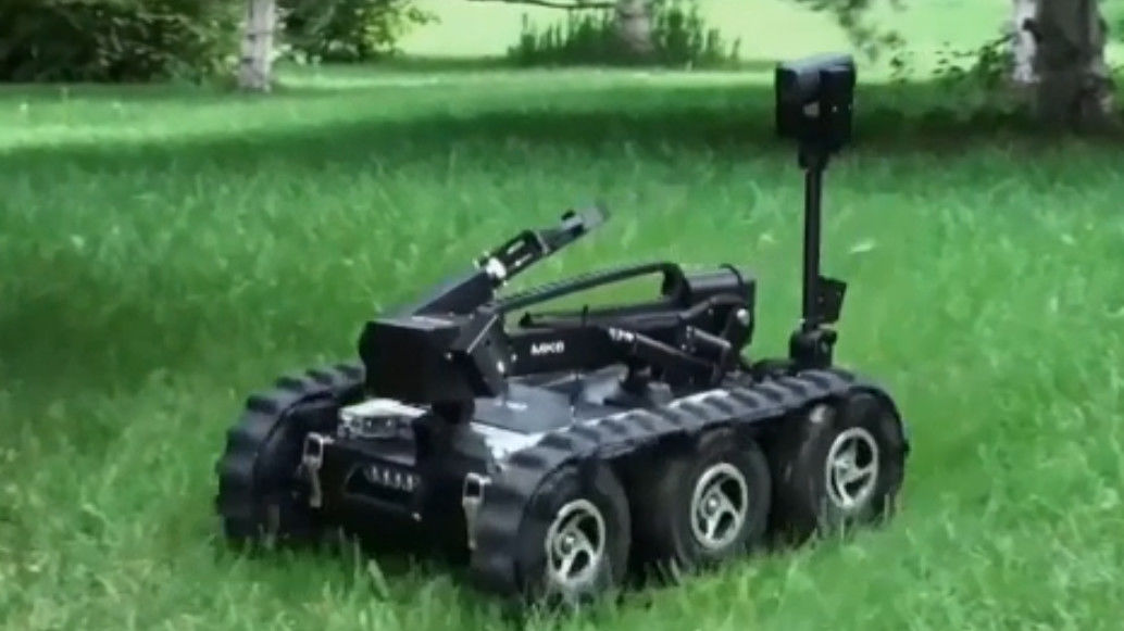 Esplosivo che tratta i kit di utensili di Eod a pile con il corpo del robot mobile